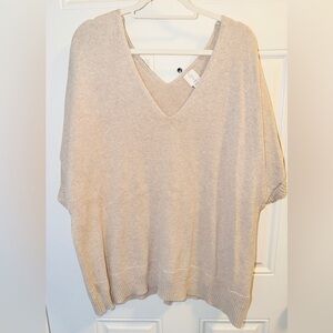 Joie Cream V-Neck Sweater